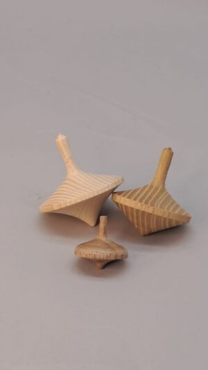 Lot de 3 toupies Essences diverses